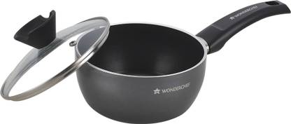 WONDERCHEF Ballerina Saucepan with lid Sauce Pan 16 cm diameter with Lid 1.25 L capacity