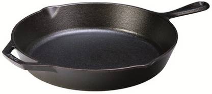 Lodge Lodge Logic Pre-Seasoned Cast Iron Skillet - 10.25-Inch Kadhai 26 cm diameter 1 L capacity