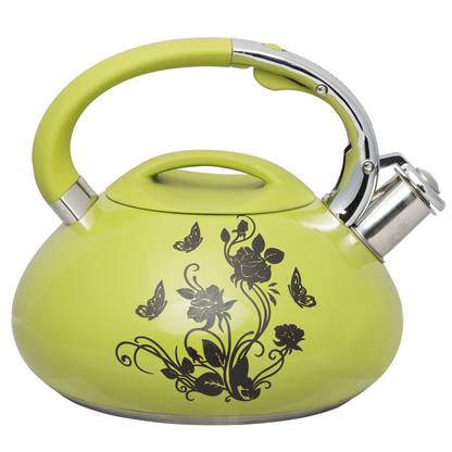Hoffner Whistling Kettle Pot with Induction Bottom Pot 18 cm diameter 3 L capacity with Lid