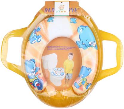 OLE BABY Jumbo Soft Cushion Teddy Tricycle Potty Trainer Seat Assorted Potty Seat