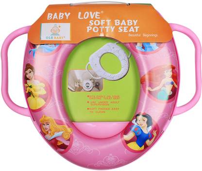 OLE BABY Princess Padded, Soft, and Durable,Full Cushion Trainer Potty Seat