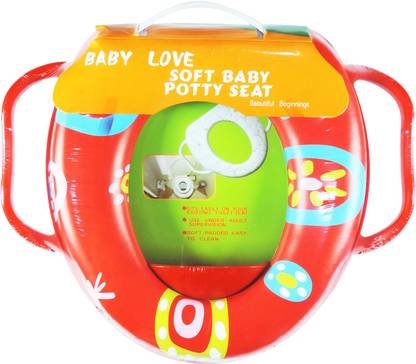 OLE BABY Soft Baby Jolly Prints With Side Handle Potty Seat