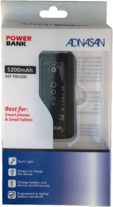 Adnasan 5200 mAh Power Bank