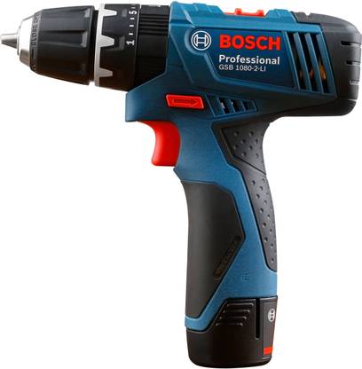 BOSCH GSB 1080-2-LI Cordless Multi Utility Drill Kit Power Tool Kit