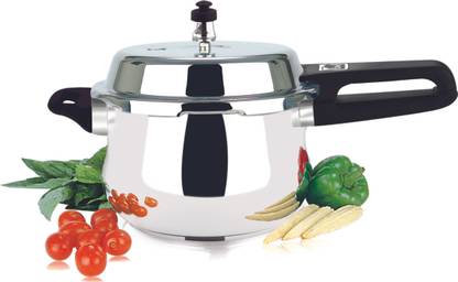 Garuda Nri Stainless Steel 5.5 L Outer Lid Induction Bottom Pressure Cooker