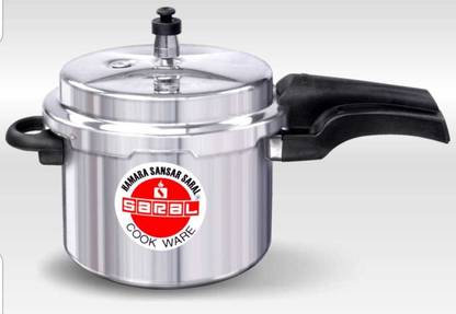 Saral 5 L Outer Lid Induction Bottom Pressure Cooker