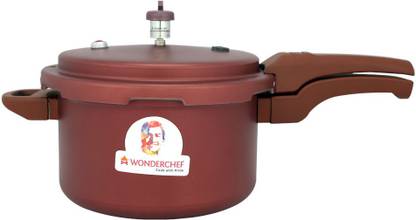 WONDERCHEF Health Guard 5 L Outer Lid Induction Bottom Pressure Cooker