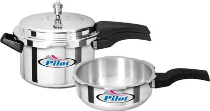 PILOT 5.5 L Outer Lid Pressure Cooker & Pressure Pan