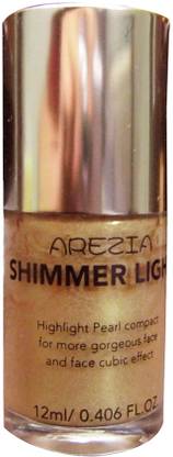 Arezia Shimmer Pearl Shine Gold Makeup Base Primer  - 12 ml