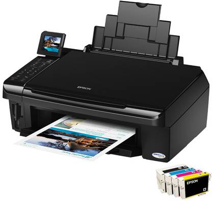 Epson TX 550W Multi-function Color Ink Tank Printer (Borderless Printing)