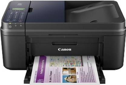 Canon E480 Multi-function WiFi Color Inkjet Printer (Color Page Cost: 3 | Black Page Cost: 1.15 | Borderless Printing)