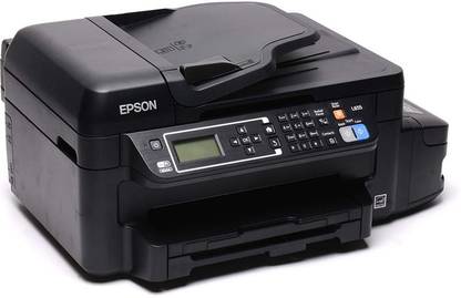 Epson L655 Multi-function WiFi Color Ink Tank Printer (Borderless Printing)