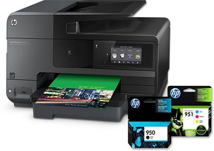 HP Officejet Pro 8620 e Multi-function WiFi Color Inkjet Printer (Borderless Printing)