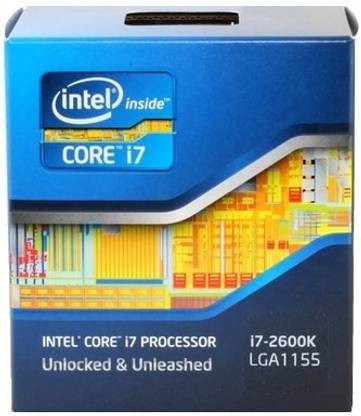 Intel Core i7-2600K 3.4 GHz Upto 3.8 GHz LGA 1155 Socket 4 Cores 8 Threads 8 MB Smart Cache Desktop Processor