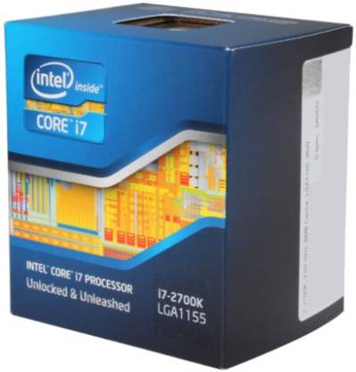 Intel Core i7-2700K 3.5 GHz Upto 3.9 GHz LGA 1155 Socket 4 Cores 8 Threads 8 MB Smart Cache 256 KB L2 Cache Desktop Processor