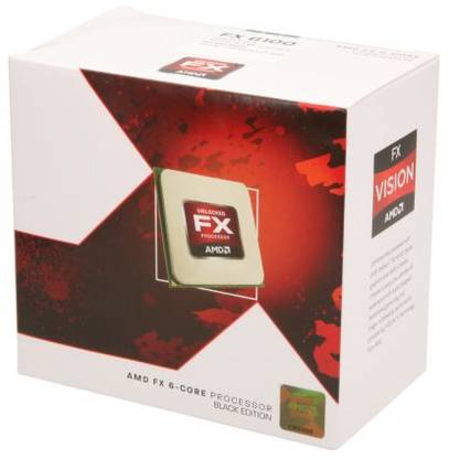 AMD FX6100 3.3 GHz Upto 3.9 GHz AM3 Socket 6 Cores 6144 KB L2 8192 KB L3 Desktop Processor