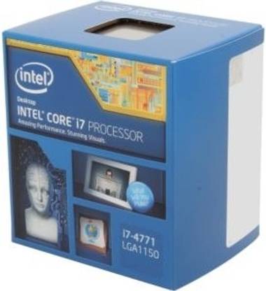 Intel i7 4771 4th Generation 3.5 GHz LGA 1150 Socket 4 Cores Desktop Processor
