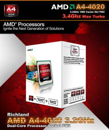 amd A4 4020 3.2 GHz FM2 Socket 2 Cores 1024 KB L2 Desktop Processor