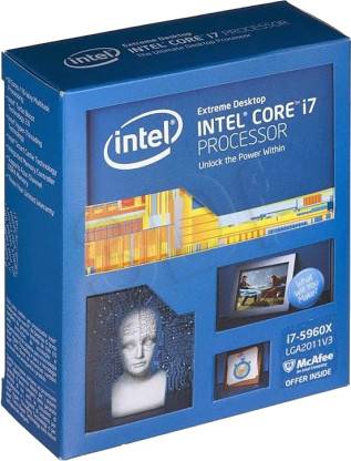 Intel i7 5960X 3 GHz Upto 3.5 GHz LGA 2011 Socket 8 Cores 16 Threads 20 MB Smart Cache Desktop Processor