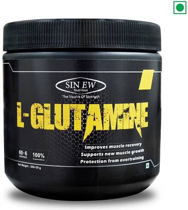 SINEW NUTRITION 100% Pure L-Glutamine Powder Glutamine