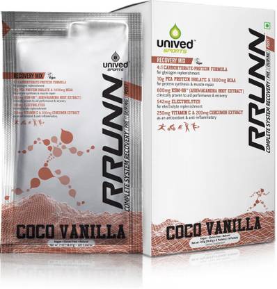 Unived RRUNN Post Complete System Recovery Sports Mix, Carbs & Protein Nutrition Drink