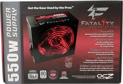 OCZ FTY-UK Fatal1ty Series 550 Watts PSU