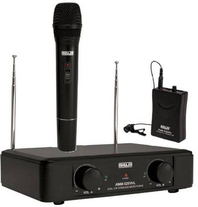 Ahuja AWM-520VHL AWM-520VHL WIRELESS HAND & COLLAR MICROPHONE Indoor PA System