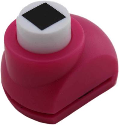 Tootpado Art Plastic Square Design Craft Paper Punch - Size 1.8 cm - 1l502 - DIY Paper Shaper for Card Making/Scrapbooking Punches & Punching Machines