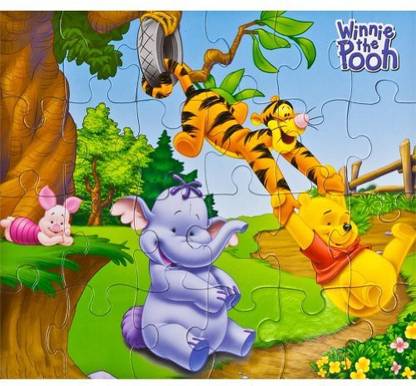 Winnie The Pooh The Pooh Tire Swing Group Puzzle