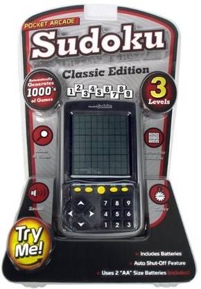 Westminster Inc Pocket Arcade Sudoku Hand Held Electronic Game - Classic Edition