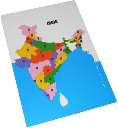 KIDO India Puzzle Map Jumbo