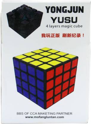 SCMU YJ Yusu 4x4x4x4 Cube (Black)