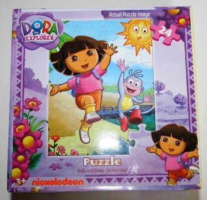 Dora the Explorer The Explorer Puzzle Dora And Boots At The Beach