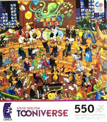 Tooniverse Skelton'S Rhapsody In Zoo Jigsaw Puzzle Made In Usa Puzzle