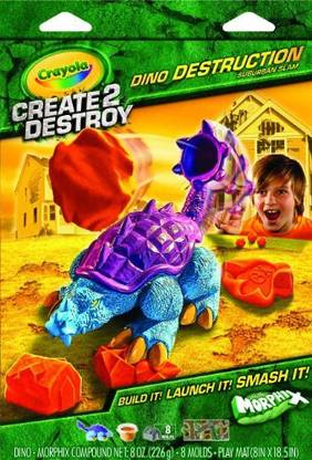 CRAYOLA Create 2 Destroy Dino Destruction Suburban Slam
