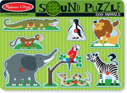 MELISSA & DOUG Zoo Animals Sound Puzzle