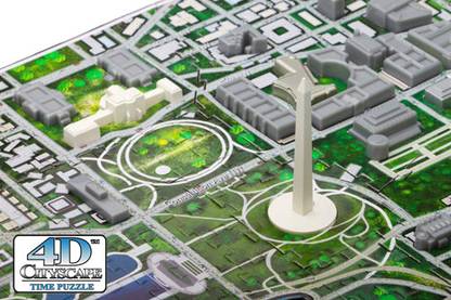 4D Cityscape Washington DC Skyline Time