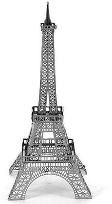Sea Team 3D Metal Model Puzzle Architecture Building Kits Eiffel Tower