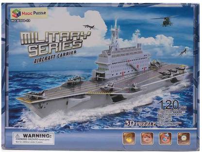Magic Puzzle Aircraft Carrier 3D Puzzle