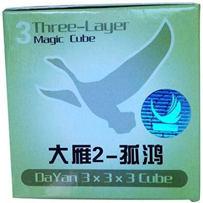 Dayan Guhong 3X3 3X3X3 Speed Cube Anti Pop Structure 6 Solid Color Eco Friendly Plastics Stickerless Cube (New Design)
