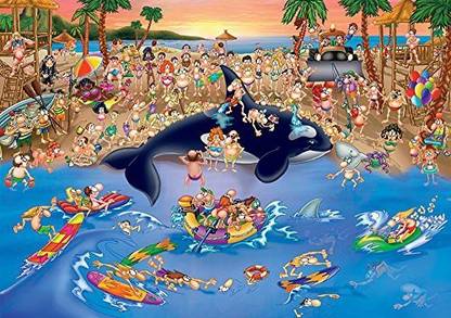 D-Toys Cartoon Collection Seaside Antics Jigsaw Puzzle,