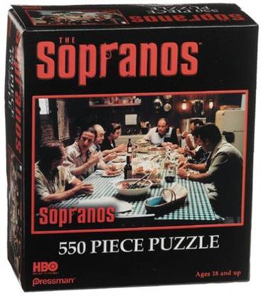 Pressman Toy Sopranos Guys At Dinner Table Jigsaw Puzzle