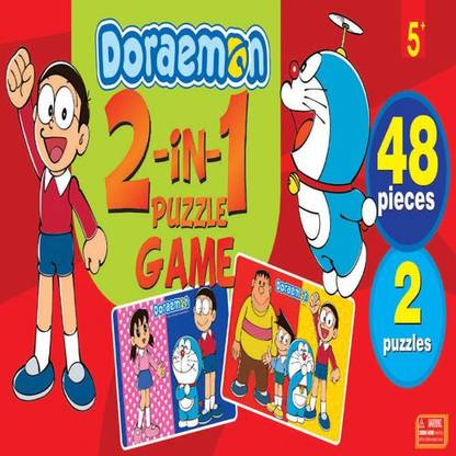 BPI DORAEMON 2 IN 1 PUZZLE GAME-4633---