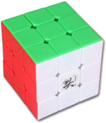 Dayan Zhanchi 3X3X3 6 Color Stickerless Speed Cube White