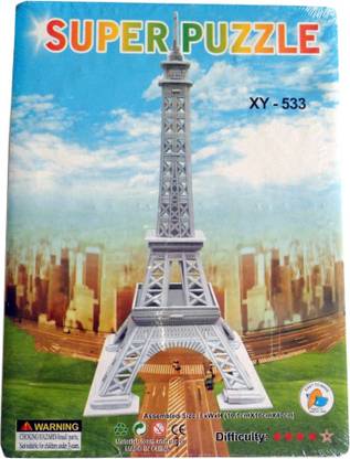 Super Puzzle 3d Eiffel Tower