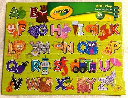 CRAYOLA Abc Frame Tray Puzzle s