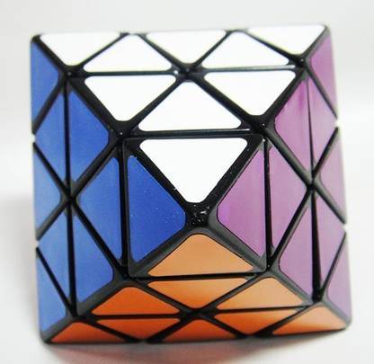 LanLan ing Octahedron Speed Cube Black 1 Pieces