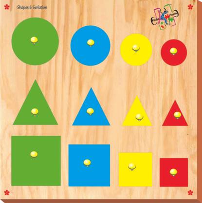 Kinder Creative Shapes and Seriation with Knobs