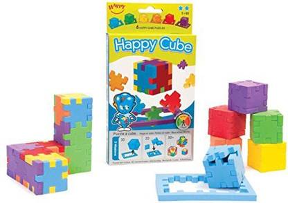 Happy Cube The Happy Cube - Set of 6 Foam Puzzle Cubes - Ages 5 +