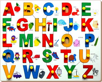 Little Genius Alphabet Picture Match with Knob